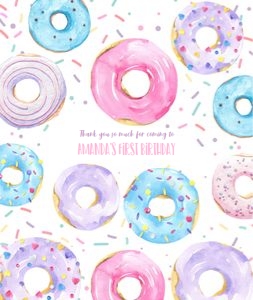 D006 - Donut candy bar wrapper: D006 - Donut candy bar wrapper