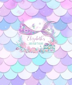 M304 - Mermaid candy bar wrapper: M304 - Mermaid candy bar wrapper