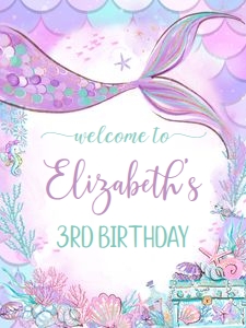 M304 - Mermaid welcome sign 18x24: M304 - Mermaid Welcome Sign (16 X 20", 18 X 24", and 24 X 36")
