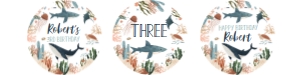 US01 - Under the sea cupcake toppers: US01 - Under the sea cupcake toppers