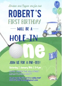 G01 - Golf invitation: G01 - Golf invitation