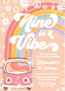 G209 - Groovy invitation: G209 - Groovy invitation