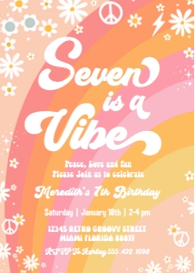 G407 - Groovy invitation: G407 - Groovy invitation