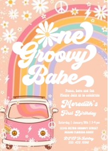 G212 - Groovy invitation: G212 - Groovy invitation