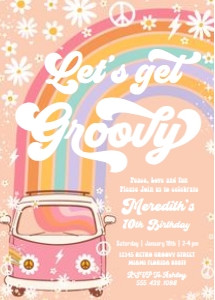 G213 - Groovy invitation: G213 - Groovy invitation
