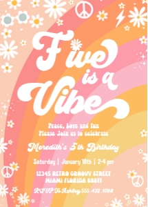 G405 - Groovy invitation: G405 - Groovy invitation