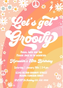 G413 - Groovy invitation: G413 - Groovy invitation
