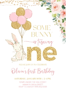 BU02 - Bunny invitation: BU02 - Bunny invitation