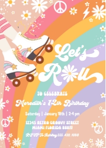 R104 - Lets roll invitation: R104 - Lets roll invitation