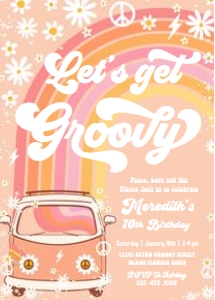 G313 - Groovy invitation: G313 - Groovy invitation