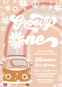 G601 - Groovy invitation: G601 - Groovy invitation