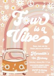 G604 - Groovy invitation: G604 - Groovy invitation