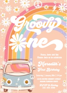 G701 - Groovy invitation: G701 - Groovy invitation