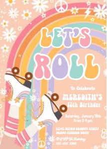 R106 - Lets roll invitation: R106 - Lets roll invitation