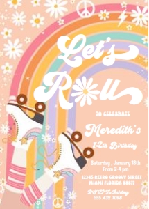 R105 - Lets roll invitation: R105 - Lets roll invitation