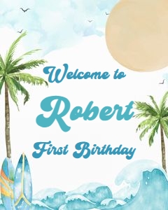 BO1 - The big one welcome sign 16x20: BO1-The Big One Welcome Sign (16 X 20", 18 X 24", and 24 X 36")