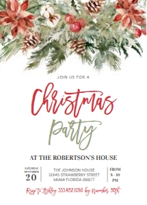 CH101 - Christmas invitation: CH101 - Christmas invitation