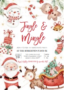 CH111 - Christmas invitation: CH111 - Christmas invitation