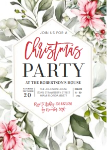 CH105 - Christmas invitation: CH105 - Christmas invitation