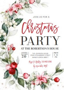 CH104 - Christmas invitation: CH104 - Christmas invitation