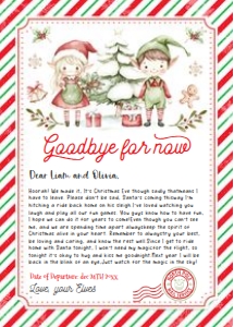 ELF202 - Elf goodbye letter: ELF202 - Elf goodbye letter