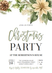 CH107 - Christmas invitation: CH107 - Christmas invitation