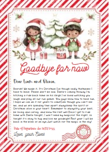 ELF203 - Elf goodbye letter: ELF203 - Elf goodbye letter