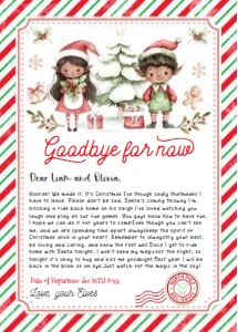 ELF204 - Elf goodbye letter: ELF204 - Elf goodbye letter