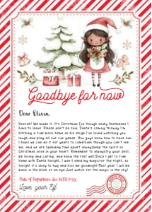 ELF211 - Elf goodbye letter: ELF211 - Elf goodbye letter