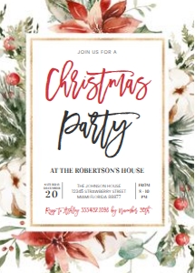 CH102 - Christmas invitation: CH102 - Christmas invitation