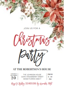 CH103 - Christmas invitation: CH103 - Christmas invitation