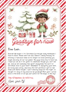 ELF209 - Elf goodbye letter: ELF209 - Elf goodbye letter