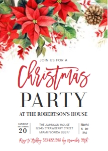 CH109 - Christmas invitation: CH109 - Christmas invitation