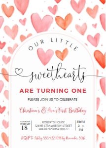 VA107 - Valentine invitation: VA107 - Valentine invitation