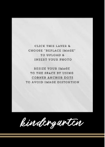 Graduation School Years Photo Banner Editable Template design preview