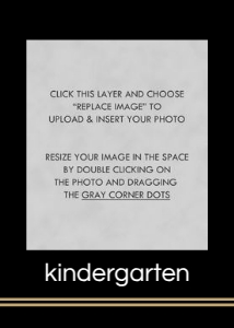 Graduation Photo Banner: Graduation School Years Photo Banner Editable Template