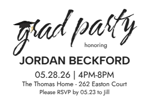 Graduation Insert Card - Large2: Graduation Insert Card Printable 1 - Lil' Sprout Greetings