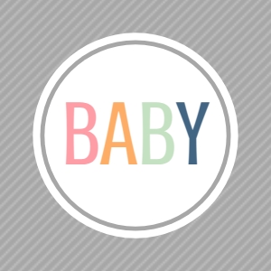 Jack & Jill Baby Shower Cupcake Topper: Modern Co-Ed Baby Shower Invitation
