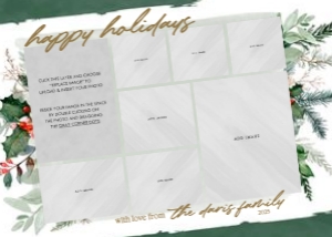 Tis the Season Christmas Photo Card Template design preview