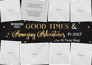 Amazing Adventures Holiday Photo Card: Amazing Adventures Printable Christmas Card