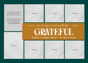 Reasons to be Grateful Holiday Card 2: Reasons To Be Grateful Holiday Card