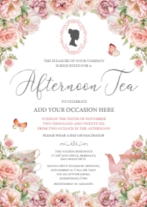 Afternoon Tea Blush Pink Bundle of 5 Toppers Bingo design preview