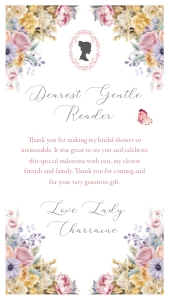 Mobile Thank You Note Pastel design preview