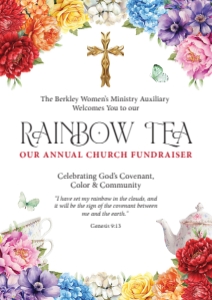 A3, A2, A1 Church Rainbow Tea Welcome Signs design preview