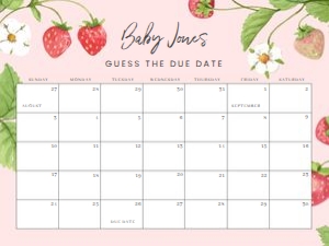 BS_Strawberry_001_Calendar due date 24x18 design preview