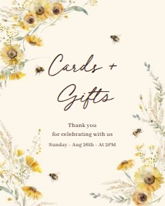 BS_Bee_001_Custom Sign 8x10 design preview