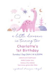 BD_Dinosaur Girl_001_Invitation set design preview