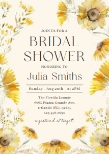 BDS_Sunflower_001_Invitation Set design preview