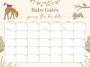 BS_Woodland_001_Calendar due date 24x18 design preview