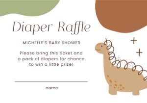 BS_Dinosaur_002_Diaper & Book: BS_Dinosaur_002_Invitation Set